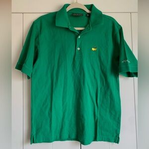 Masters‎ Collection 60’s Two-Ply Mercerized Solid Green Polo Shirt Size Small